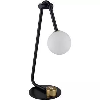 Настольная лампа Lumion Dexter 6500/1T черный, бронза G9 5W 220V в форме шара