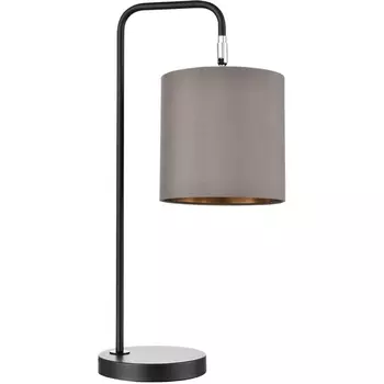 Настольная лампа Lumion Elsa 8037/1T черный/серый/золотой, металл/текстиль Е27 60W 220V