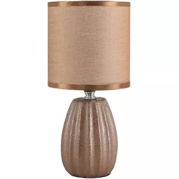 Настольная лампа Lumion Evana 8171/1T коричневый, керамика/текстиль E14 1*40W 220V