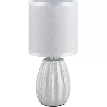 Настольная лампа Lumion Evana 8172/1T серебро/серый керамика/текстиль E14 1*40W 220V