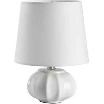 Настольная лампа Lumion Hama 8145/1T MODERNI LN25 белый, керамика/текстиль Е27 1*60W 220V