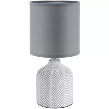Настольная лампа Lumion Inina 8176/1T серый, керамика/текстиль E14 1*40W 220V