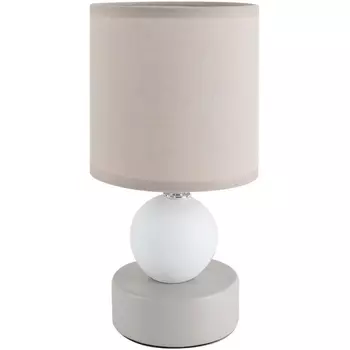 Настольная лампа Lumion Lalana 8180/1T светло-серый, керамика/текстиль E14 1*40W 220V в форме шара