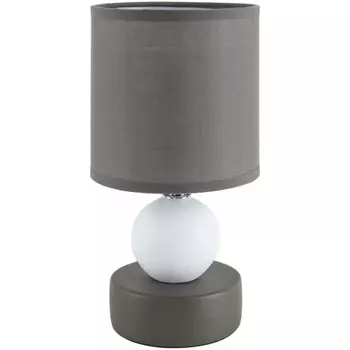 Настольная лампа Lumion Lalana 8182/1T коричневый, керамика/текстиль E14 1*40W 220V в форме шара