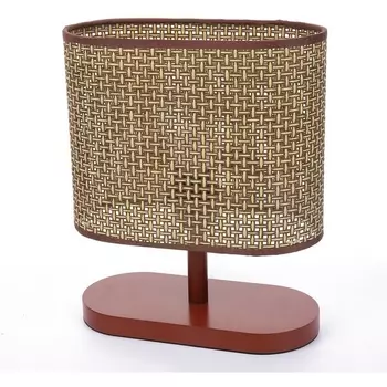 Настольная лампа Lumion Maderana 8202/1T кофейный/коричневый, дерево/текстиль E27 1*60W 220V