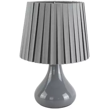 Настольная лампа Lumion Naina 8184/1T серый, керамика/текстиль E14 1*40W 220V