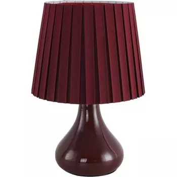 Настольная лампа Lumion Naina 8185/1T бордовый, керамика/текстиль E14 1*40W 220V