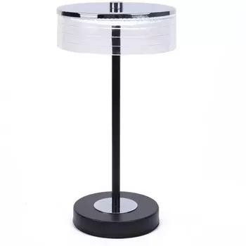 Настольная лампа Lumion Satiana 8203/1TL серебро/черный/прозрачный, металл/акрил LED 7W 400К 220V
