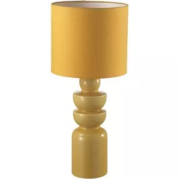 Настольная лампа Lumion Segi 8130/1T желтый, керамика/текстиль E27 1*60W 220V