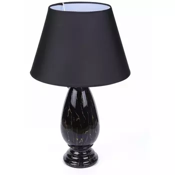 Настольная лампа Lumion Sharlin 8219/1T черный, керамика/текстиль Е27 1*60W 220V