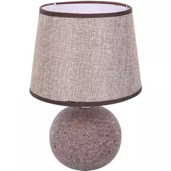 Настольная лампа Lumion Tareka 8213/1T коричневый, керамика/текстиль Е27 1*60W 220V
