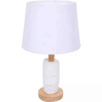 Настольная лампа Lumion Visiona 8210/1T белый, керамика/текстиль Е27 1*60W 220V