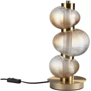 Настольная лампа Odeon Light Bruco 5095/12TL латунный/янтарный градиент/металл/стекло LED 12W 4000K