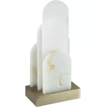 Настольная лампа Odeon Light Foros 5437/12TL бронзовый брашинг"/металл/смола под алебастр/акрил LED 12W 3000K"