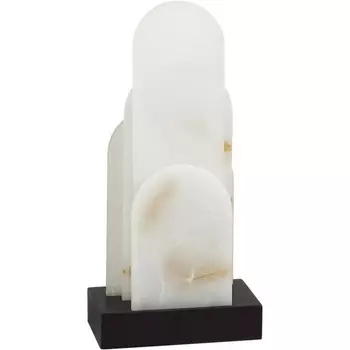 Настольная лампа Odeon Light Foros 5438/12TL черный/металл/смола под алебастр /акрил LED 12W 3000K