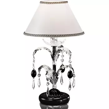 Настольная лампа с подвесками муранское стекло 6862/L1 V2468 MM Lampadari Onice