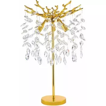 Настольная лампа с подвесками хрустальная Arte Milano Milano-1 23131.320-610.3.E14.B GD