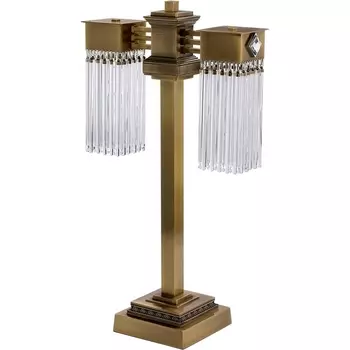 Настольная лампа с подвесками Kutek Carino CAR-LG-2(P)