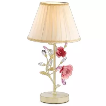 Настольная лампа с выключателем розы Oxonia 2585/1T (Odeon Light)