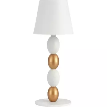 Настольная лампа ST Luce Ease SL1011.514.01 Белый, Золотистый/Белый LED 1*3W