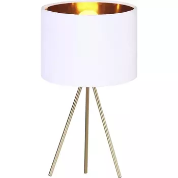 Настольная лампа ST Luce Fuego SL6242.504.01 Золотистый/Белый E27 1*40W