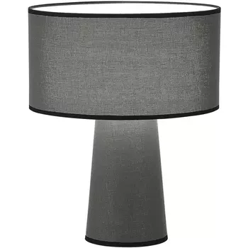 Настольная лампа ST Luce Jackie SL1354.704.01 Серый/Серый, Черный E27 1*40W