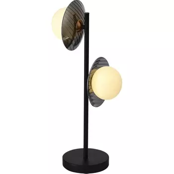 Настольная лампа ST Luce Noon SL1521.404.02 Черный/Дымчатый, Белый G9 2*5W 4000K