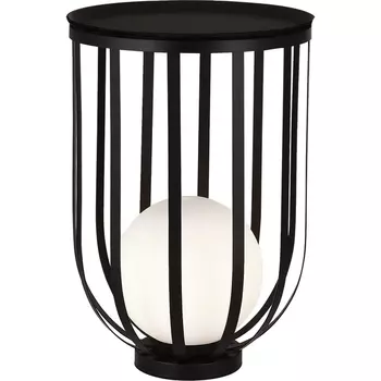 Настольная лампа ST Luce Nordic SL6129.404.01 Черный/Белый E27 1*60W