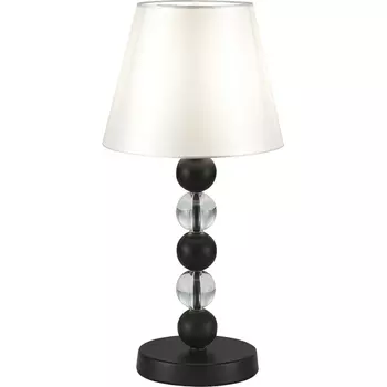 Настольная лампа ST Luce SL2003 SL2003.404.01 черный/белый E27 1*40W