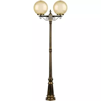 Наземный фонарь IP44 Oasis Light Globo Prism gold 88209PGA Gb в форме шара