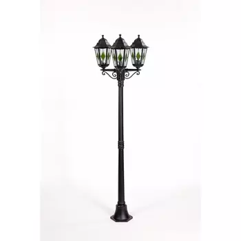 Наземный фонарь Oasis Light PETERSBURG lead GLASS 79808lgB Bl