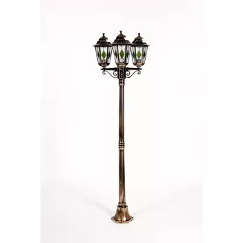 Наземный фонарь Oasis Light PETERSBURG lead GLASS 79808lgB Gb
