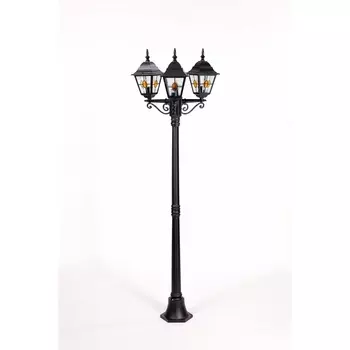 Наземный фонарь IP44 Oasis Light QUADRO M lead GLASS 79908MBlgY Bl