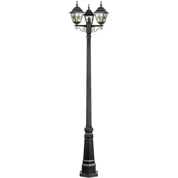 Наземный фонарь IP44 Oasis Light QUADRO M lead GLASS 79909MBlgG 029 Bl