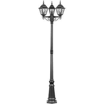 Наземный фонарь IP44 Oasis Light QUADRO M lead GLASS 79909MBlgW Bl