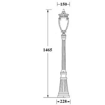 Наземный фонарь Oasis Light VERONA 86211 Gb