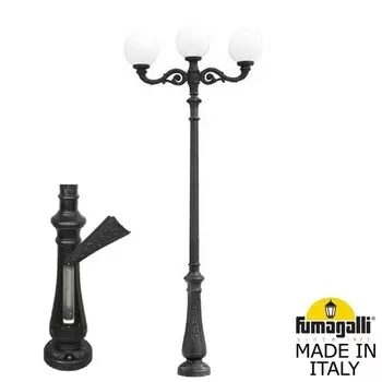 Наземный фонарь светодиодный Globe 300 G30.202.M30.AYE27 IP55 (Fumagalli)