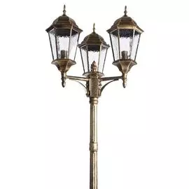 Наземный фонарь уличный Arte Lamp Genova A1207PA-3BN