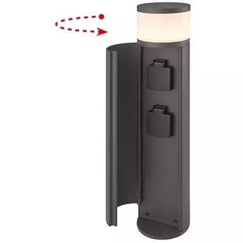 Наземный светильник светодиодный с розеткой Oasis Light Розетки AL6033-730 Bl