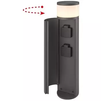 Наземный светодиодный светильник c розеткой AL6033-730 (Oasis Light)