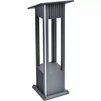 Наземный уличный LED светильник IP65 с солнечной батареей, с декоративной синей подсветкой Kink Light 09206-F,16(05)