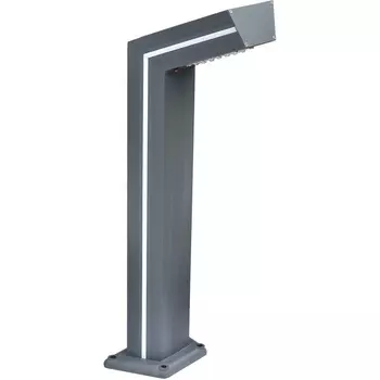 Наземный уличный LED светильник IP65 с солнечной батареей, с декоративной синей подсветкой Kink Light 09207-F,16(05)