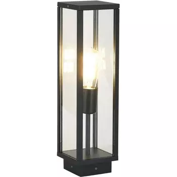 Наземный уличный светильник IP54 ST Luce Gross SL9019.705.01 темно-серый/прозрачный E27 1*15W GROSS