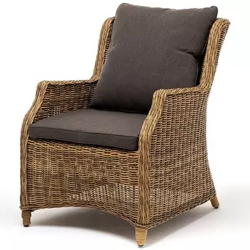 "Неаполь" плетеный стул из искусственного ротанга, цвет соломенный 4SIS арт.УТ-00006748