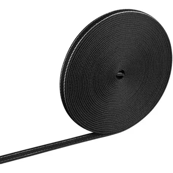 Низковольтный текстильный ременной шинопровод 24V Novotech Easy 135258 черный 5м IP20 24V