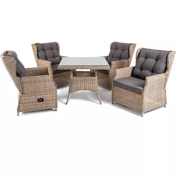 Обеденная группа из искусственного ротанга 4SIS Форио FS4T-5-SET