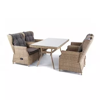 Обеденная группа из искусственного ротанга 4SIS Кьянти KC4T1-5-SET