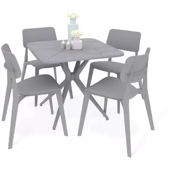 Обеденная группа серый Sheffilton SHT-DS197 5701408001