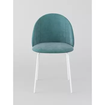 Обеденный стул Дебют Монти (Металл,Вельвет/Белый) 101500