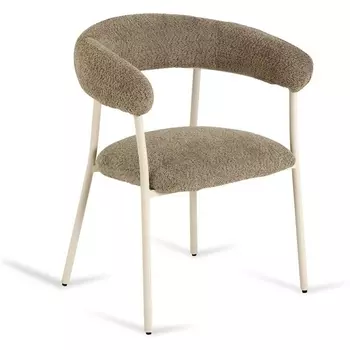 Обеденный стул FRAME ОГОГО Обстановочка! (Металл,Мех/Светло-коричневый) арт.907766